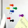 24 Classic Push Pin Magnets - Great for Fun Fridge Magnets, Whiteboards, Cabinets, Photo Magnets,  Small Refrigerator Magnets, & Magnetic Thumbtacks!