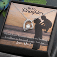 thumbnail image 2 of To My Daughter Dad's Last Breath Forever Necklace w Message Card, 2 of 20