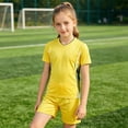 thumbnail image 6 of WAYUTE Boys Children's Football Uniform Set Quick Drying Sports Soccer Shirt for Kids Stretchy Short Sleeve Suit Casual Clothing Sets, 6 of 6