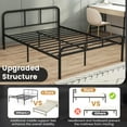 thumbnail image 5 of Giantex Full/Twin Metal Bed Frame, Heavy-Duty Mattress Foundation w/Headboard & Footboard, No Box Spring Needed, Easy Assembly, 5 of 8