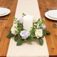 thumbnail image 5 of CaiYueKe Artificial Rose Flower Candle Holder Wreath Wedding Tabletop Decoration Romantic Centerpiece for Valentine's Day Anniversary Party Home Decor, 5 of 7