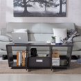 thumbnail image 2 of Furniture of America Saulus Moderne Table Basse de Rangement en Bois en Espresso, 2 of 9
