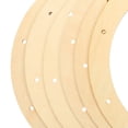 thumbnail image 3 of 6pcs Wood Wreath Ring Wood Wreath for Craft Wreath Form Rack Wood Made Wreath Frame, 3 of 8