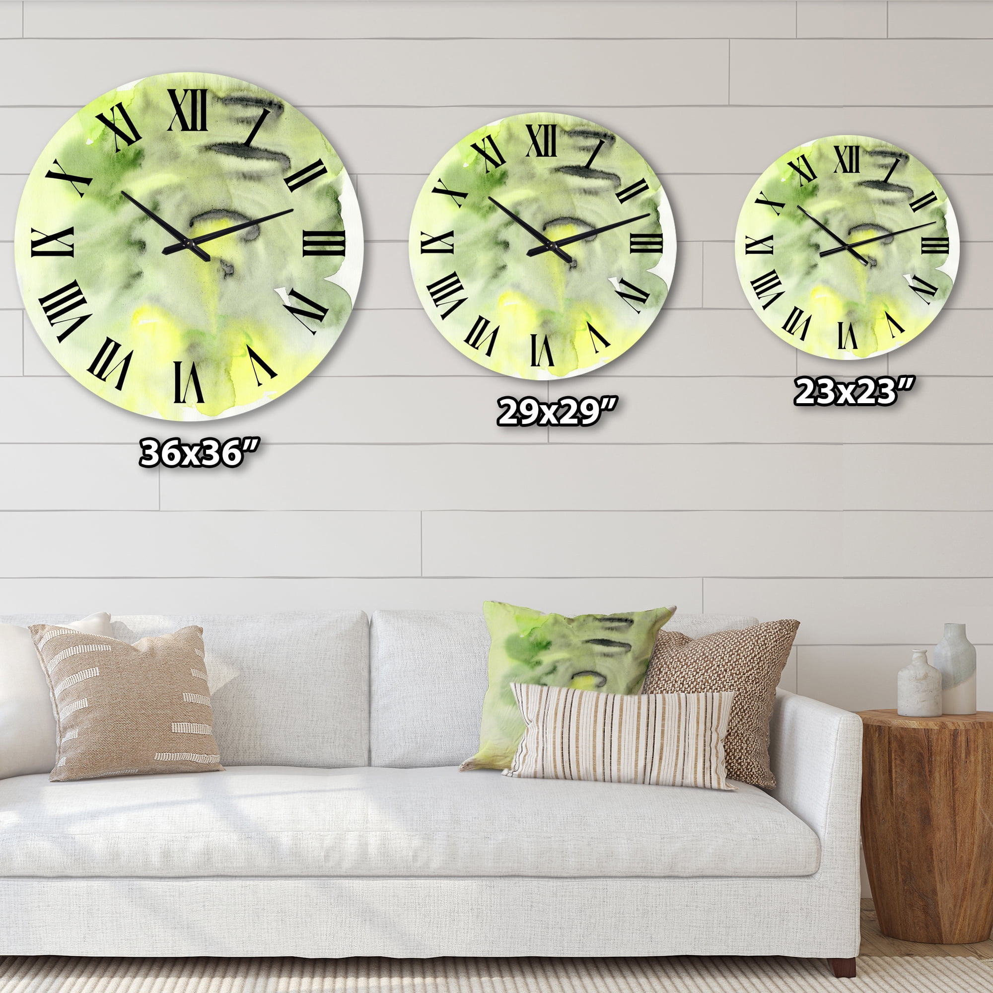 Designart 1 in Quartz Modern/Contemporary Wall Clock