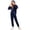 Dark Blue, variant on Girls Velour 2 Pieces Tracksuits Outfits Athletic Hoodies Sweatshirts and Sweatpants Athletic Clothing Sets