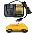 thumbnail image 1 of Batería DEWALT 20V MAX* Compact Starter Kit 4.0Ah DCB240C, 1 of 8