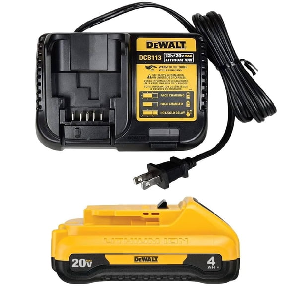 Batería DEWALT 20V MAX* Compact Starter Kit 4.0Ah DCB240C