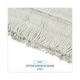 thumbnail image 4 of Boardwalk Disposable Dust Mop Head Cotton/Synthetic 24w x 5d White 1624, 4 of 6