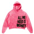 thumbnail image 1 of WILLBEST Sudaderas De Hombre Sudadera Colorida para Hombre Sudadera con Capucha De Gran Tamaño con Estampado De Letras Hop Sudadera con Capucha Gótica Holgada Informal XXGrande, 1 of 2