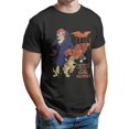 thumbnail image 1 of Camiseta retro divertida para hombre - "Dastardly & Muttley Flying Machines" - Camiseta vintage de moda, cuello redondo negro, ligera elasticidad, estampado geométrico, ropa de calle para todas las es, 1 of 6