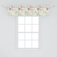 thumbnail image 2 of Ambesonne Watercolor Window Valance, Gentle Spring Floral, 54" X 12", Multicolor, 2 of 3