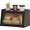 Black, variant on Vintage Bread Box for Kitchen Countertop Decoration,Bread Storage (White)