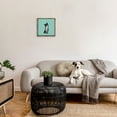 thumbnail image 3 of Stupell Industries Collie Dog with Crown Animals & Insects Painting Brown Floater Framed Canvas Art Print Wall Art, 18 x 18, 3 of 10