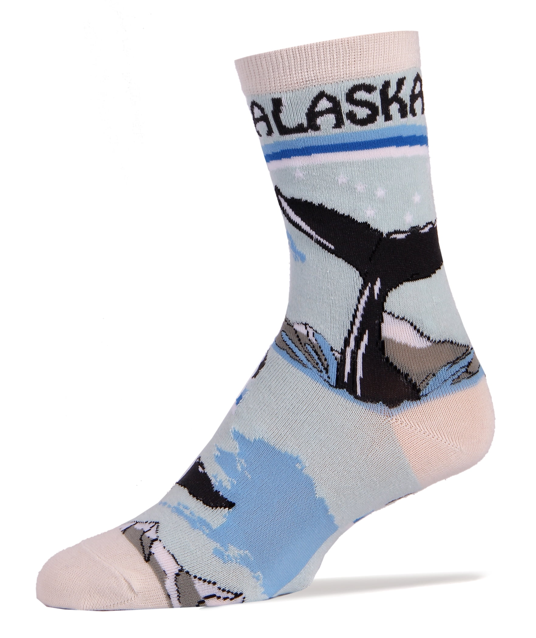 THE STATE MATE Alaska State Flag Mens Dress Socks Size 8-12