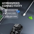 thumbnail image 6 of ATTACK SHARK R3 46g Superlight Magnesium Alloy Wireless Gaming Mouse, BT/2.4Ghz/Wired Computer Mouse, 8000Hz Wireless Polling Rate, PAW3395 26K DPI Optical Sensor Programmable Mice for Win/Mac(Gray), 6 of 9
