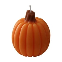 Fall Scented Candles Gift, Pumpkin Shaped Spice Candle, Thanksgiving Aromatherapy Candles, Orange Soy Wax Votive Tea Lights, Autumn Home Farmhouse Table Decor Tabletop Centerpiece