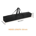 thumbnail image 2 of Uxcell 35"x8"x5" Camp Chair Replacement Bag Nylon Foldable Carrying Bag Large Tote Bag Storage Bag Black, 2 of 6