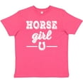 thumbnail image 3 of Inktastic Horse Girl Cowgirl Equestrian Youth T-Shirt, 3 of 5