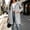 Gray, variant on Womens Hoodie Zip up Sweatshirt Jacket Plus Size Long Cuffed Sleeve Fleece Full Zip up Cardigan Solid Fall Winter Longline Jacket with Pockets