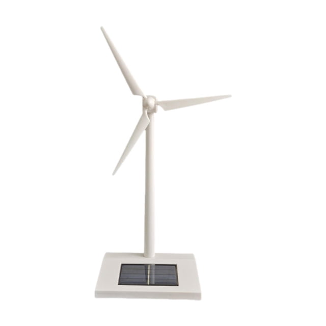 simhoa DIY Solar Powered Windmill Model Desk Home Decor for Girls Boys Kids Student L