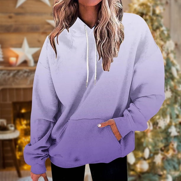 Ailaofu Hoodies for Women Tie Dye Oversized Sweatshirt Plus Size Loose Fit Cute Hoodie Drawstring Fall Pullover with Pocket