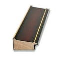 thumbnail image 5 of ArtToFrames 6x19 inch Honors Mahogany with Gold Picture Frame, Brown 6" x 19" Wood Poster Frame (WOM-5156) 1234, 5 of 7