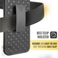 thumbnail image 4 of Rome Tech Samsung Galaxy S21 FE 5G Shell Holster Combo - Black, 4 of 7