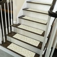 thumbnail image 1 of Stone Design 9" X 28" Stair Treads - 70 % Cotton Anti-Slip Carpet Strips for Indoor Stairs-Easy to Install Stair Treads with Double Adhesive Tape-Safe, Extra-Grip, 4-Pack-Banana Cream Yellow, 1 of 9