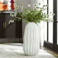 thumbnail image 2 of Uttermost Merritt White Floor Vase, 2 of 3