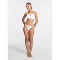 thumbnail image 2 of No Boundaries Seamless Ribbed Bralette and Thong Set, 2-Piece, Women's Sizes XS-XXXL, 2 of 5