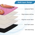 thumbnail image 3 of FORMRS 15-15.6 inch Laptop Sleeve Case Soft Carrying Quilted Computer Bag Cover, Pink Doughnuts, 3 of 7
