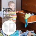 thumbnail image 3 of OULII 10pcs Kitchen Cabinet Locks with Key Prevent Accidents for Home Safety, 3 of 8