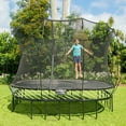 thumbnail image 3 of Springfree 13’ x 13’ Square Backyard Trampoline with Accessories, Black, 3 of 12