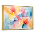 thumbnail image 3 of Designart "Pastel Geometric Ink Explosion Burst of Harmony III" Oversized Abstract Framed Wall Art - Modern Colorful Abstract Geometric Entryway Framed Wall Art, 3 of 7