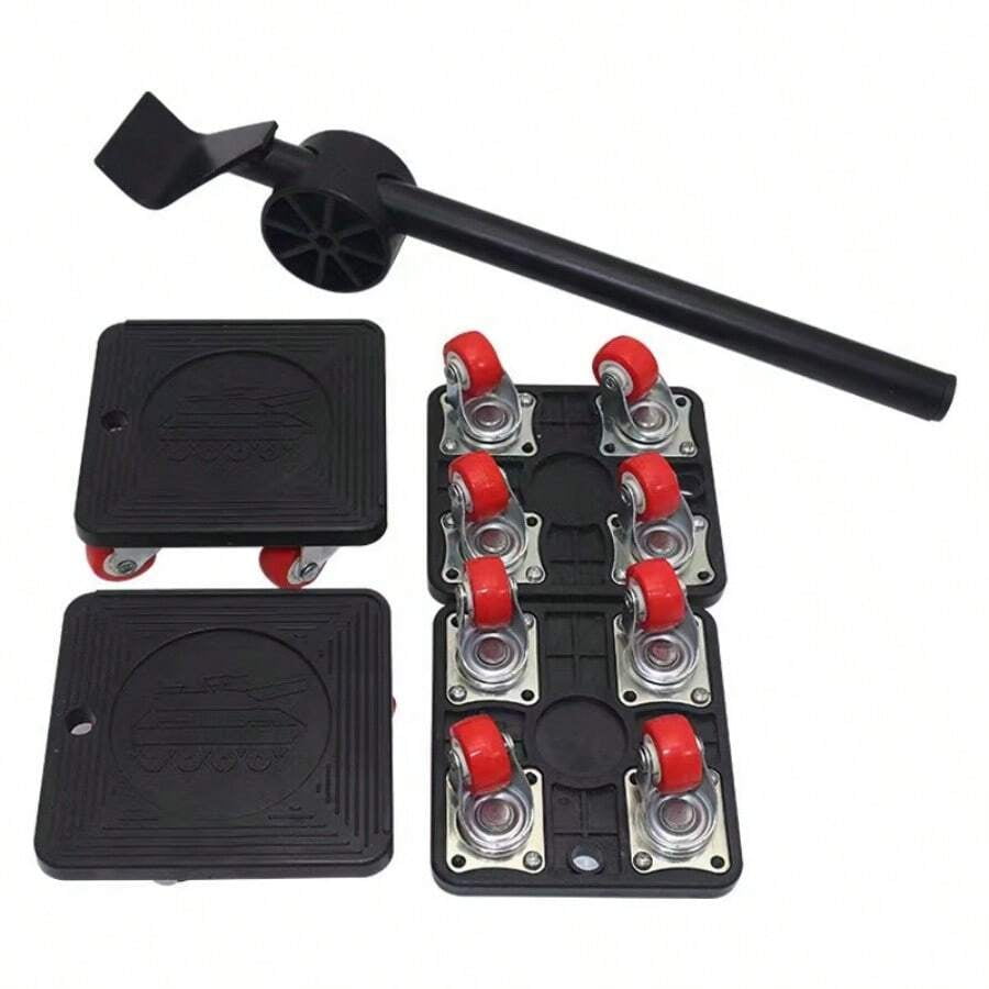 Wheeled Furniture Lifter And Furniture Crane Set, 360 °   Rotating Wheel Furniture Trolley, 881lb Load Bearing, For Heavy Furniture, Refrigerators, Sofas, Cabinets