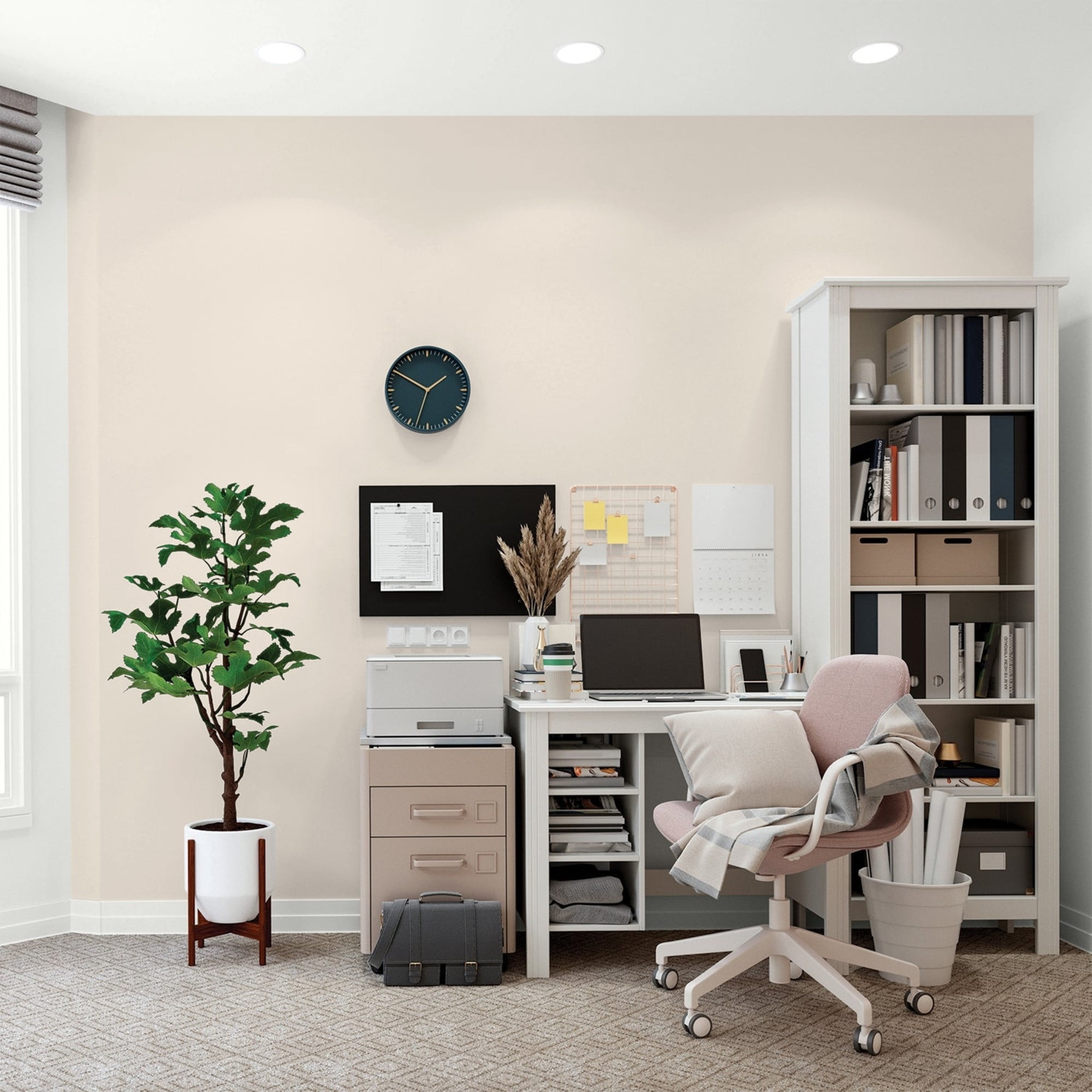 Glidden HEP Moroccan Moonlight / Beige, Flat Interior Paint with Primer, 1 Quart