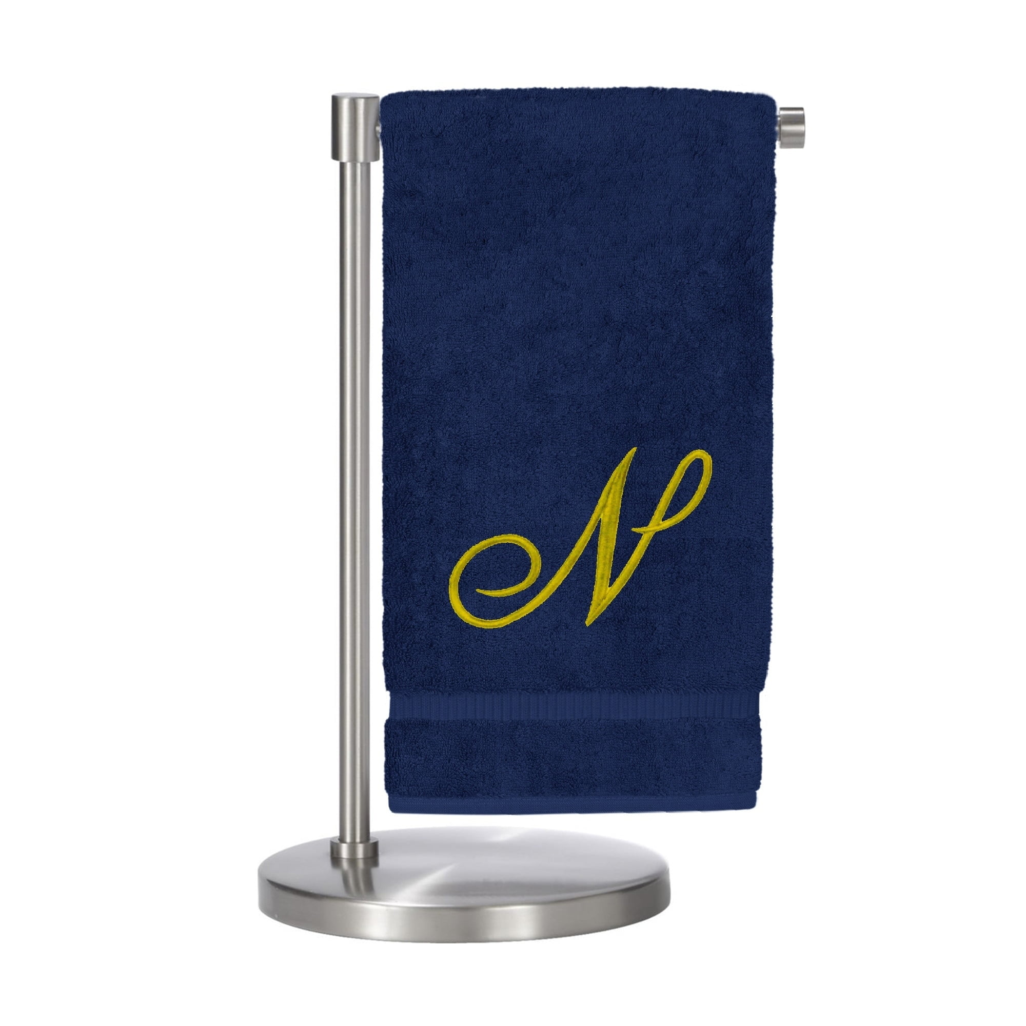 Monogrammed Bath Towel, Personalized Gift, 27 x 54 Inches Set of 2