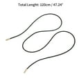 thumbnail image 3 of Unique Bargains Buckle Leather Cord Adjustable Waist Cord Black, 3 of 5