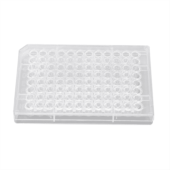 HOT! 10pc Tissue Culture Plate 96 Well Clear Polystyrene Cell Growth with Plastic Lid Laboratory Biology Room C