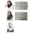 thumbnail image 3 of MOMOJIA Lace Chapel Veil Scarf Mantilla Veil Catholic Church Veil Lace Head Cover, 3 of 20