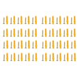 20/40pcs Plastic Expansion Pipe Tube Wall Plugs with Screws Wall ...