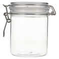 thumbnail image 1 of 550ml Honeypot Plastic Storage Jar Food Storage Container Transparent Canister, 1 of 8