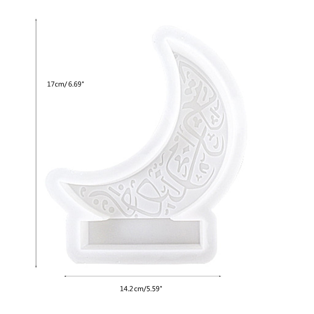 Moon Candle Silicone Moulds Handmade Candle Molds Moon Shaped Resin Castings Molds DIY Baking Molds Home Decorations