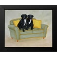 thumbnail image 2 of Dillon, Carol 18x15 Black Modern Framed Museum Art Print Titled - Labs on Green, 2 of 5