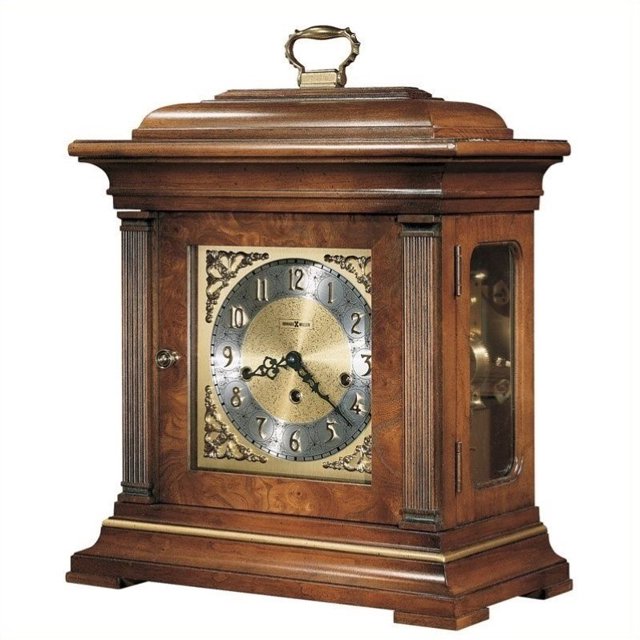 Howard Miller Thomas Topion Key Wound Mantel Clock