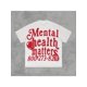 thumbnail image 1 of Men's Mental Health Matters 988-282-4555 Print Cotton T-Shirt - Black with White Text, Relaxed Fit Casual Short Sleeve Round Neck Tee, Machine Washable all-Season Comfort, 1 of 6