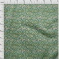 thumbnail image 4 of oneOone Cotton Poplin Dusty Teal Green Fabric African Dress Material Fabric Print Fabric By The Yard 56 Inch Wide, 4 of 4