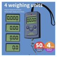 thumbnail image 2 of Multifunctional Mini 40kg/10g Electronic Hanging Fishing Luggage Balanca Portable Hook Scale, 2 of 6