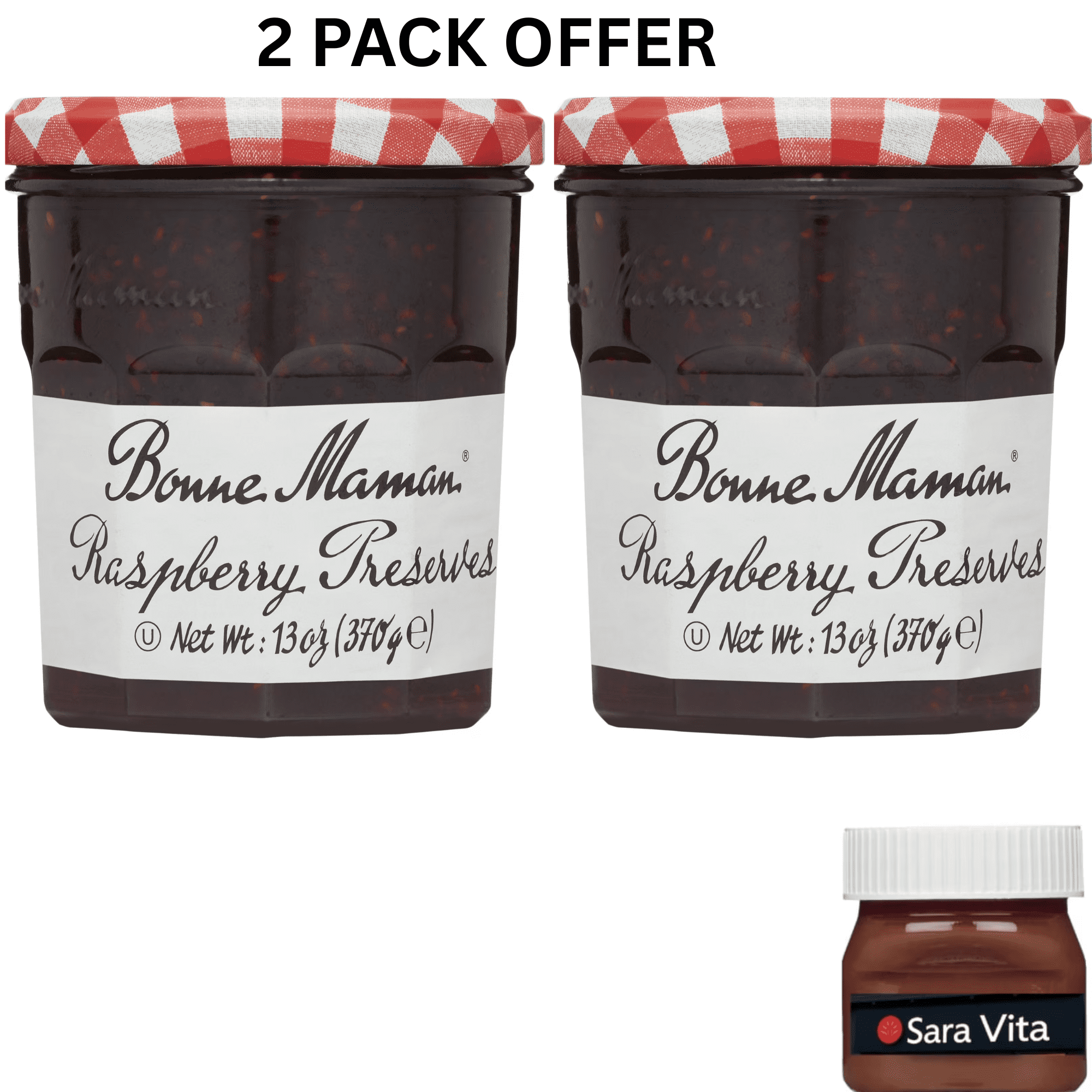Bonne Maman ジャム 4種4個セット　370g Bonne Maman Four Fruits Preserves 13 oz Strawberry Spread Jam