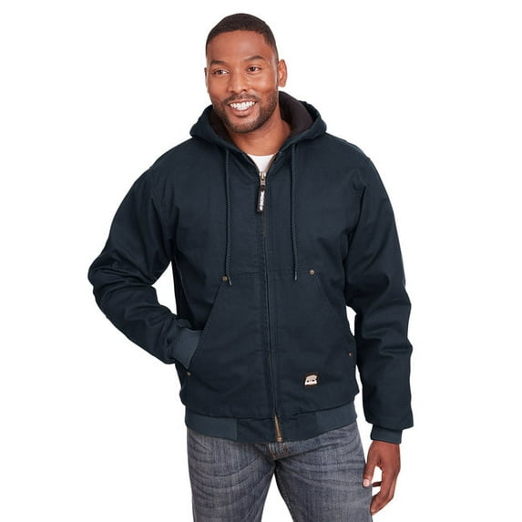 Original Washed Hooded Jacket - Quilt Lined Size XL Tall (Midnight)